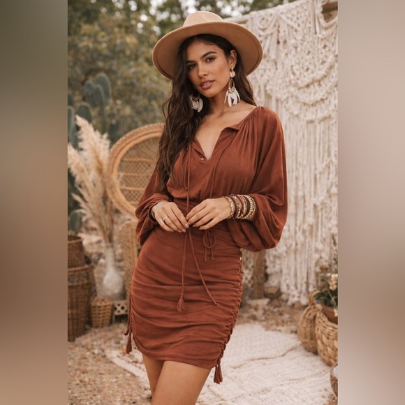 Free People Dresses & Skirts - BROWN Free People The Only One Dress: SOLD out online